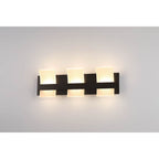 Eurofase 35655-028 Matte Black Cambridge, Vanity, 3lt, 21'', Matte Black, White Acrylic Image 5