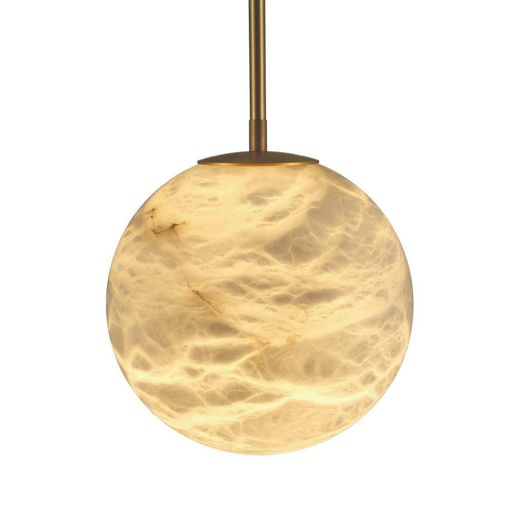 Eurofase Kepler, Pendant , 12'', Gold, Alabaster