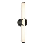 Eurofase 39317-032 Matte Black Santoro, Vanity, 25'', Matte Black, White Glass Image 2