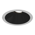 Eurofase Oscar Small 15w Round White Trim Black Baffle Gimbal Wide 2700k Clear Lens