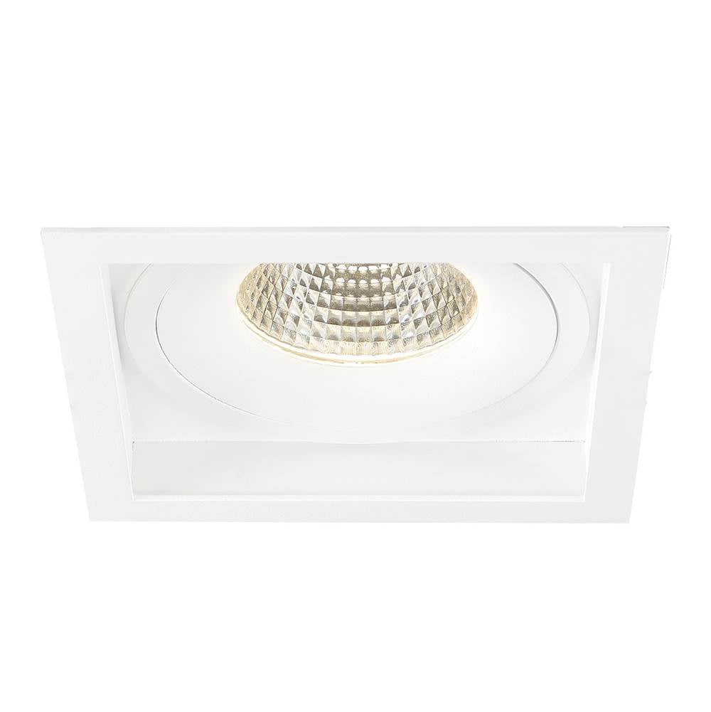 Eurofase Amigo 26w 1 Light Square Trim Downlight 3500k White