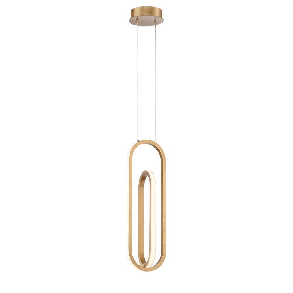 Eurofase Demark, Pendant , 22'', Matte Gold