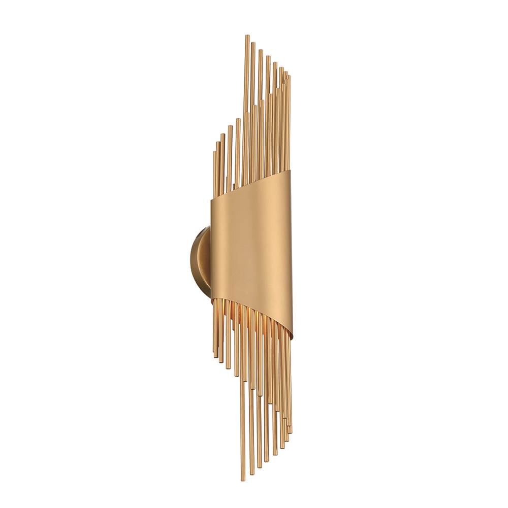 Eurofase 44478-028 Satin Gold Paint Umura, Wall Sconce , 2-light, 25'', Satin Gold Paint Image 4