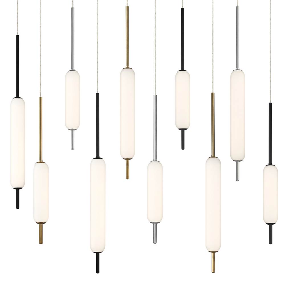 Eurofase 37235-031 Mix Cumberland, Chandelier, 12-light, 22'', Mix, White Glass Image 1