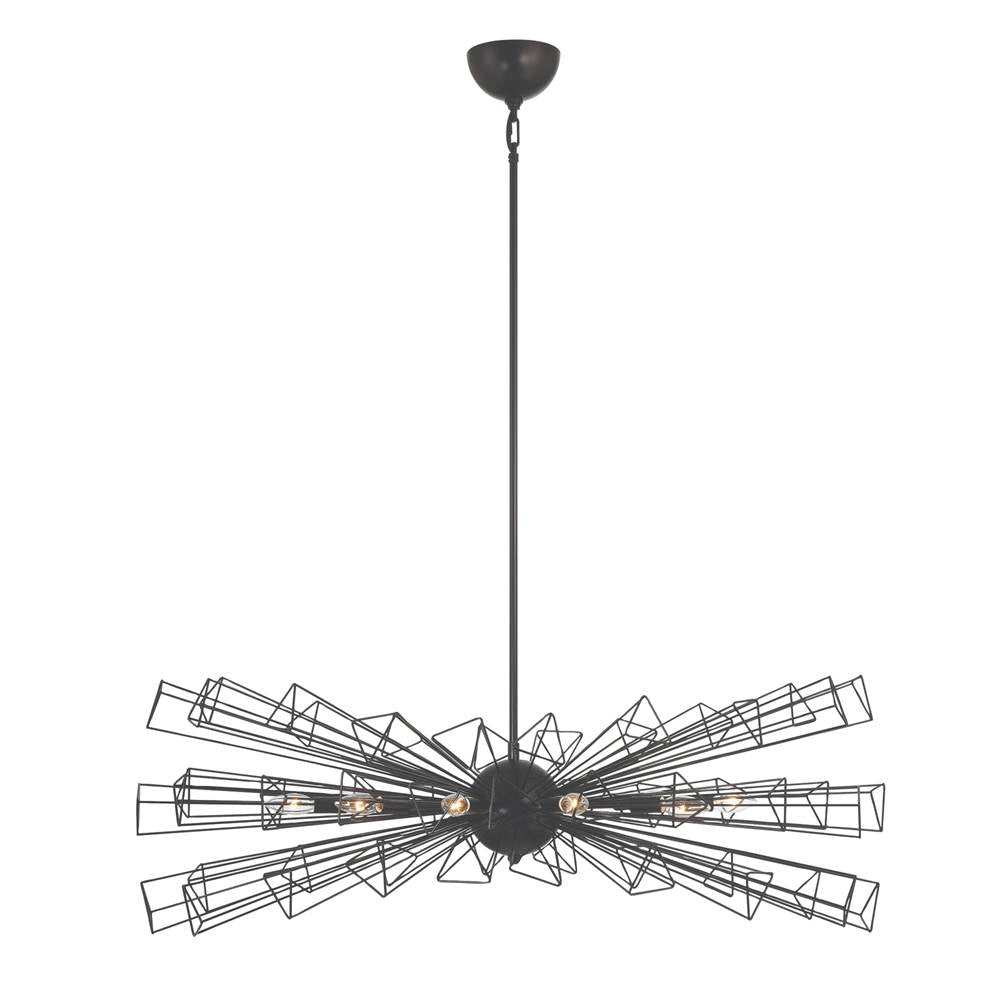 Eurofase 46761-019 Matte Black Dendelio, Chandelier , 10-light, 45'', Matte Black Image 1