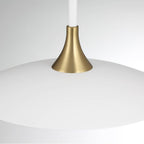 Eurofase Welsh, Pendant, 18'', Matte White, White Glass