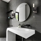 Eurofase 45233-031 Matte Black Torna, Vanity, 1-light, Matte Black, White Acrylic Image 1
