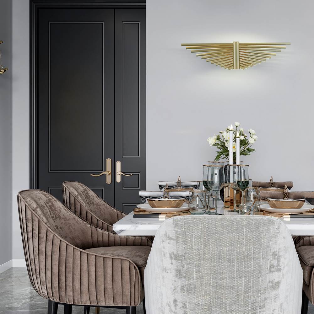 Eurofase 46731-029 Gold Seraph, Wall Sconce , 25'', Gold Image 5