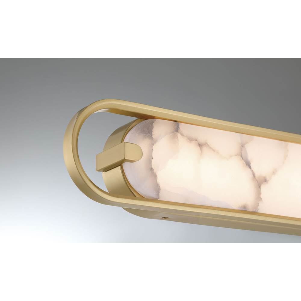 Eurofase 48955-010 Gold Noga, Vanity , 24'', Gold, Alabaster Image 7