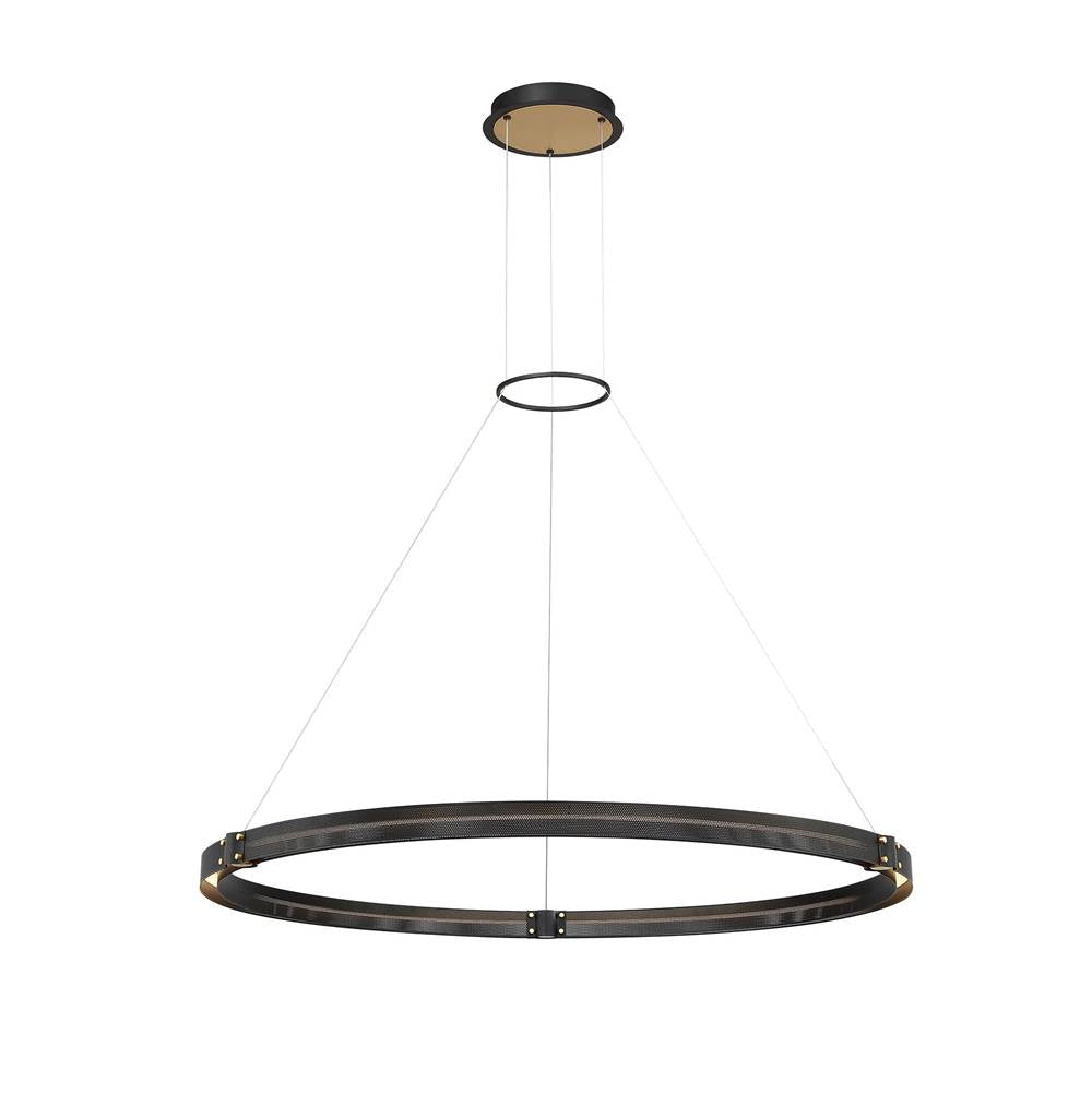 Eurofase 37054-014 Gold Black Mix Admiral, Chandelier , 48'', Gold-black Mix Image 1