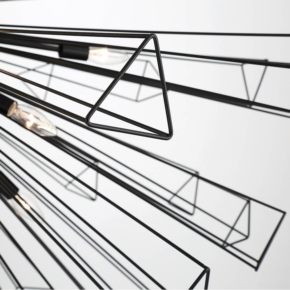 Eurofase Dendelio, Chandelier , 35-light, 54'', Matte Black