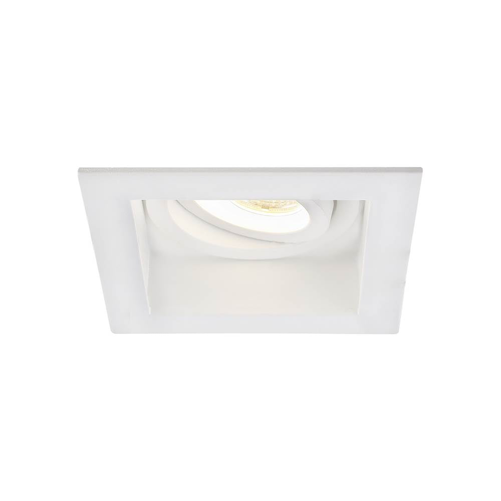 Eurofase 28722-30-014 White Amigo 15w 1 Light Square Trim Gimbal 3000k White Image 2