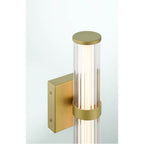 Eurofase Fayton, Outdoor, 14'', Matte Gold, Clear Glass