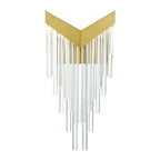 Eurofase 47600-010 Matte Gold Vivien, Wall Sconce, 20'', Matte Gold, Crystalic Acrylic Image 4