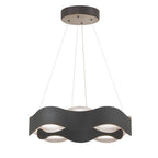 Eurofase Vaughan, Pendant, 24'', Silver-black Mix, Silver Steel