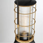 Eurofase 44265-014 Gold Black Mix Rivamar, Outdoor, 23'', Gold-black Mix, Clear Glass Image 3