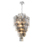 Eurofase 47912-014 Chrome Altesa, Chandelier, 20-light, 46'', Chrome, Mixed Glass Image 6