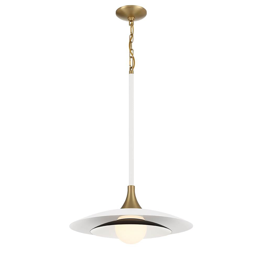 Eurofase 46441-010 Matte White Welsh, Pendant, 18'', Matte White, White Glass Image 5