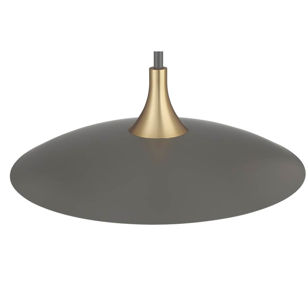 Eurofase Welsh, Pendant, 30'', Matte Grey, White Glass