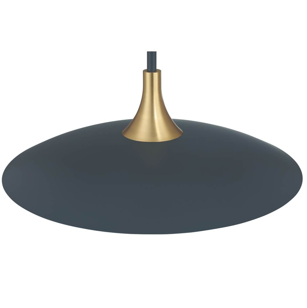 Eurofase 46785-022 Matte Blue Welsh, Pendant, 30'', Matte Blue, White Glass Image 4
