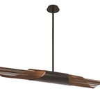 Eurofase 43866-014 Matte Black Umura, Chandelier , 2-light, 49'', Matte Black Image 6