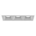 Eurofase Bravo 10w 3 Light White Trim Flood 3000k Clear Lens