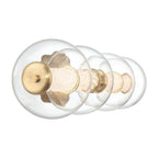 Eurofase Atomo, Vanity, 4lt, 30'', Gold, Clear Glass