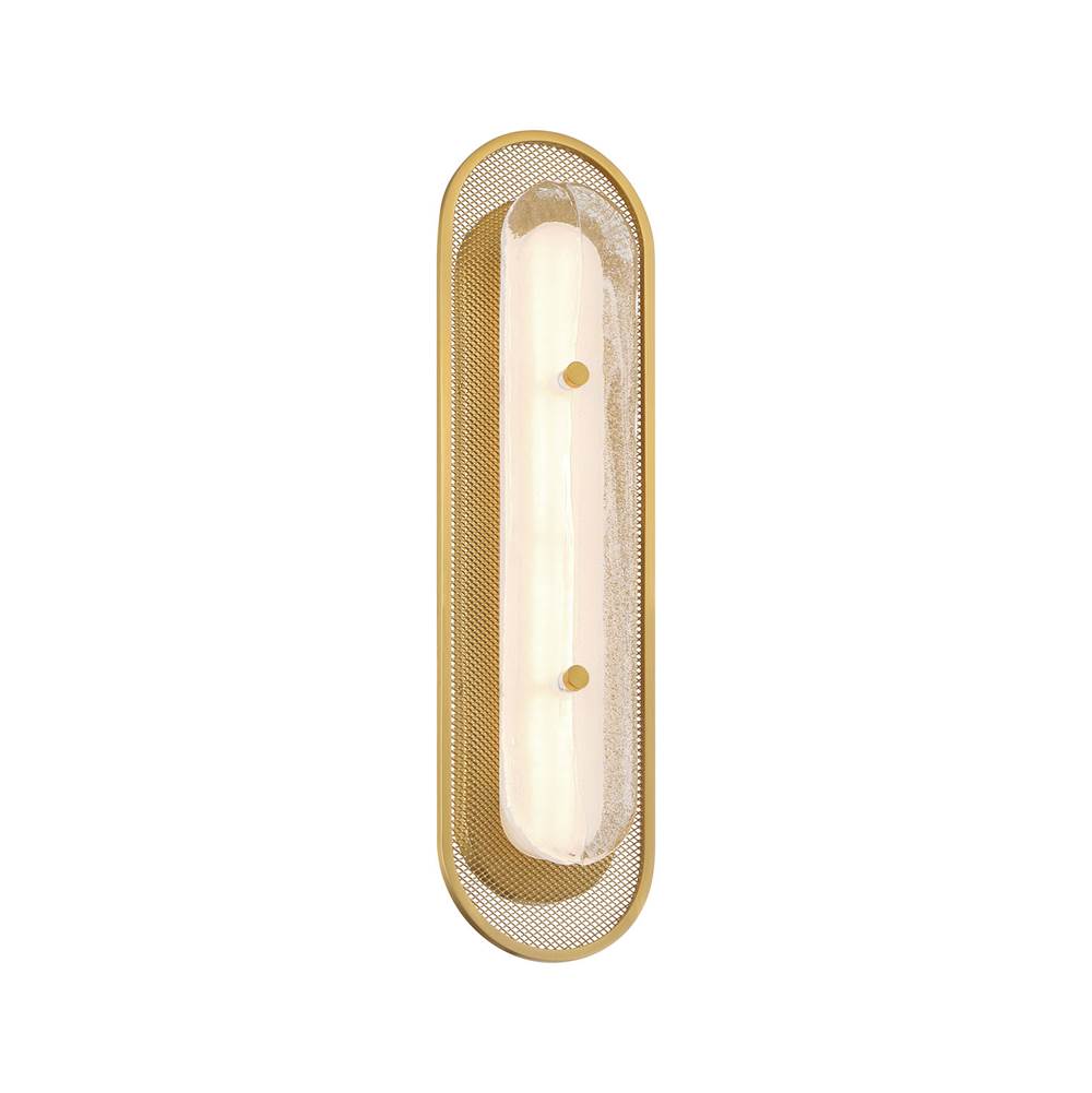 Eurofase Tramore, Wall Sconce, 22'', Gold, Silver Glass