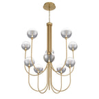 Eurofase 48925-020 Gold Iissa, Chandelier, 10-light, 40'', Gold, Smoked Glass Image 2