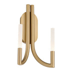 Eurofase 49009-019 Gold Olette, Wall Sconce, 2-light, 17'', Gold, Frosted Acrylic Image 3