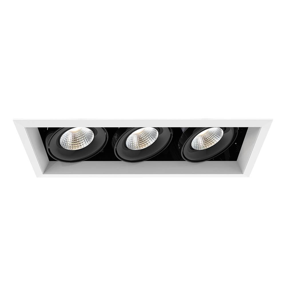 Eurofase  Multiple 26w 3 Lights Trim 40 Degree Gimbal 4000k White/black