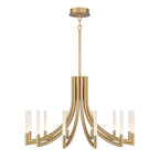 Eurofase 49011-012 Gold Olette, Chandelier, 12-light, 36'', Gold, Frosted Acrylic Image 3