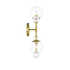 Eurofase 47359-017 Gold Traiton, Wall Sconce, 2-light, 20'', Gold, Clear Glass Image 4
