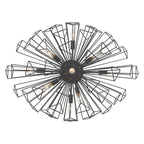 Eurofase 46762-016 Matte Black Dendelio, Chandelier , 9-light, 30'', Matte Black Image 6