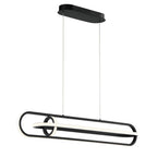 Eurofase 37039-011 Matte Black Demark, Chandelier , 42'', Matte Black Image 1