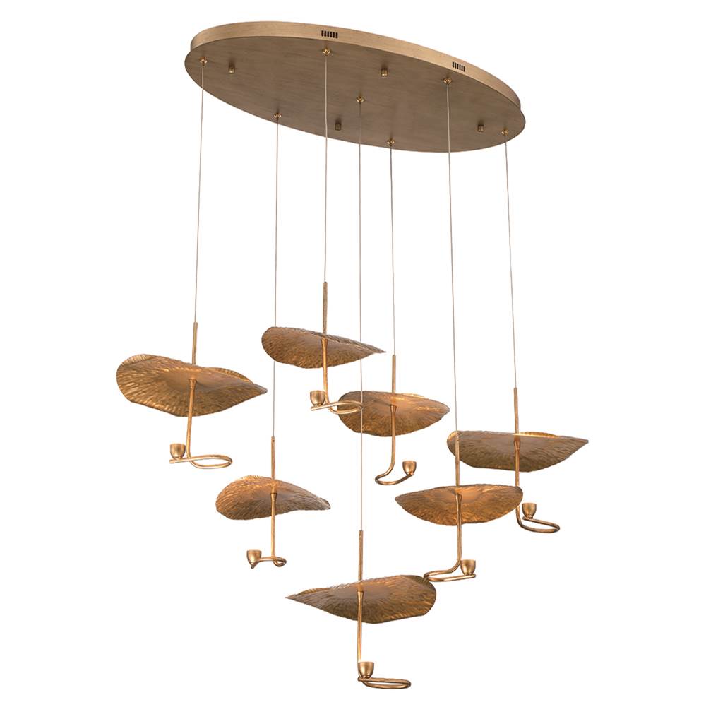 Eurofase 41909-010 Oil Rubbed Bronze Lagatto, Chandelier , 7-light, 40'', Oil Rubbed Bronze Image 3