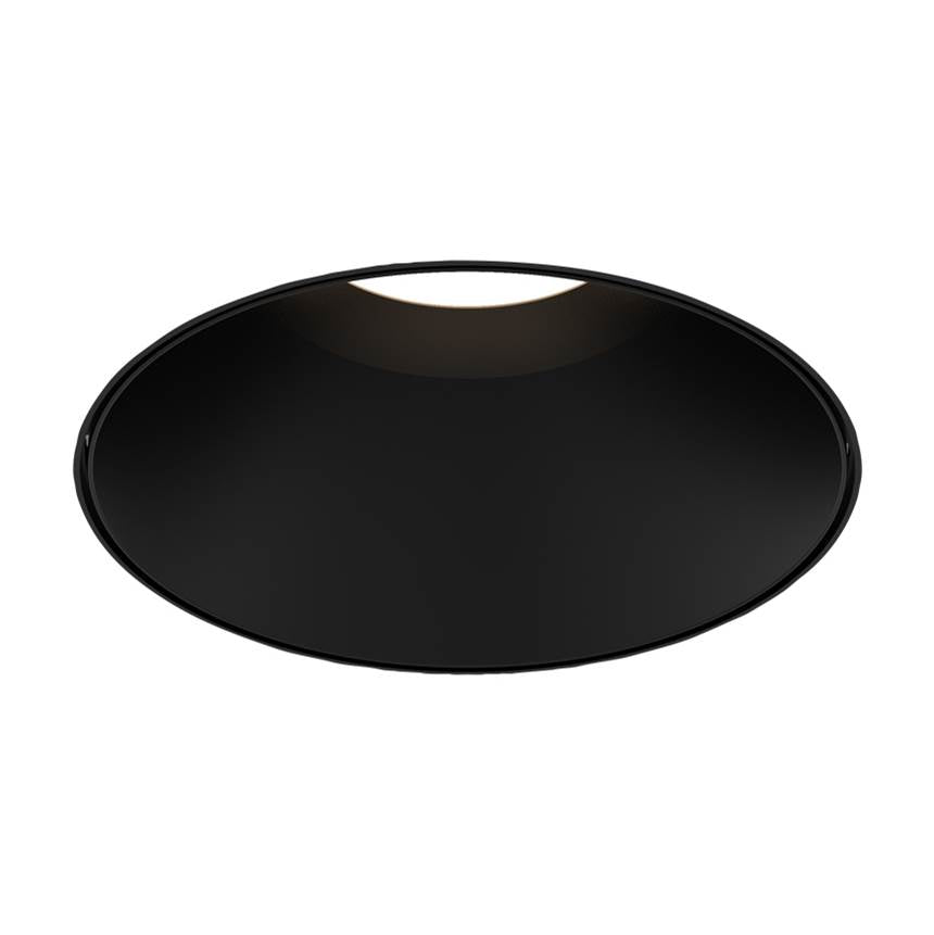 Eurofase Oscar Small 10w Round Black Trimless Black Baffle Wide 2700k Clear Lens
