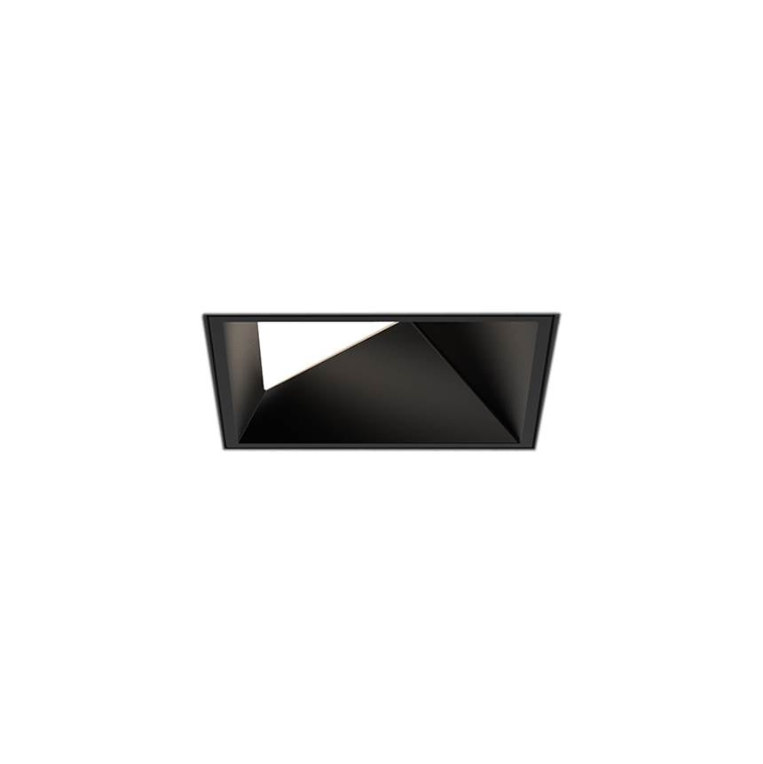 Eurofase Bravo 15w 1 Light Black Trimless Wall Wash Wide 3000k
