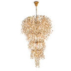 Eurofase 29062-010 Gold Campobasso, Chandelier, 33-light, 76'', Gold, Mixed Glass Image 3