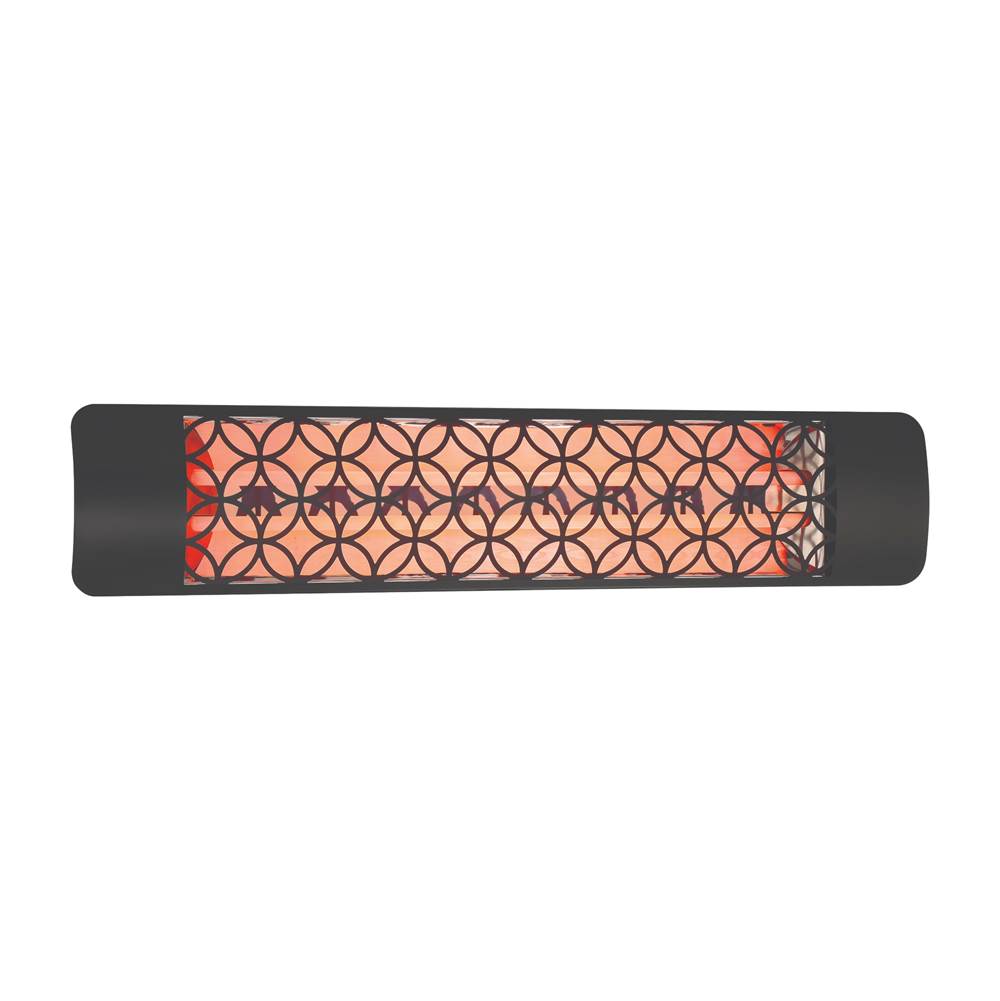 Eurofase EF40480B2 Black Eurofase Ef40480b2 Dual Element 39 Inch 4000 Watt Electric Patio Heater Image 3