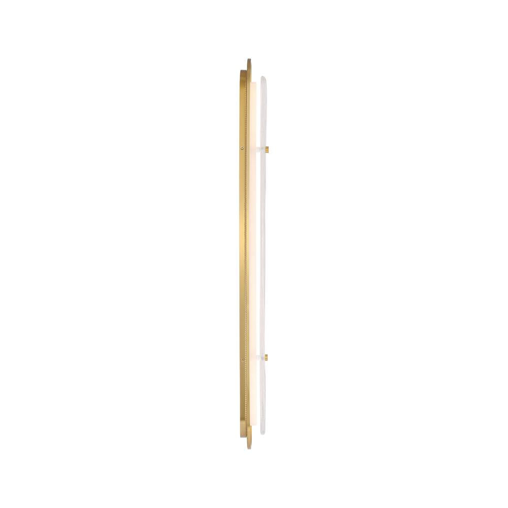 Eurofase 49176-018 Gold Tramore, Wall Sconce, 38'', Gold, Silver Glass Image 4