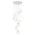 Eurofase 38043-027 Chrome Paget, Chandelier, 9-light, 20'', Chrome, Clear Glass Image 1