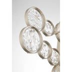 Eurofase 45452-017 Matte Silver Trento, Wall Sconce, 18'', Matte Silver, Clear Glass Image 9