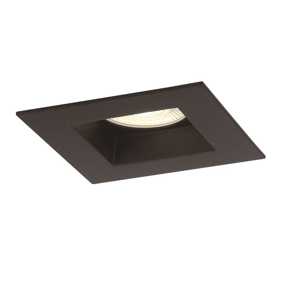 Eurofase 45379-024 Black Midway 6'' 24w 1 Light Square Trim 5cct Black Image 1