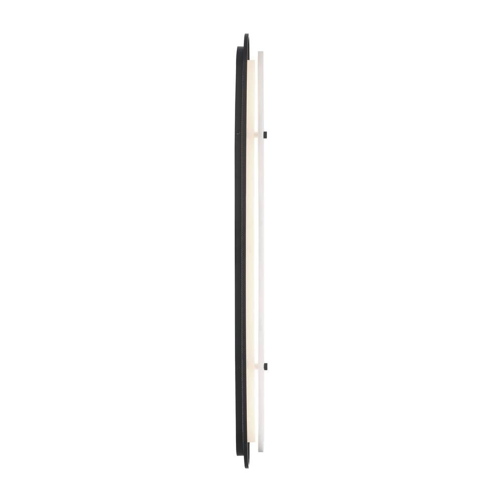 Eurofase 49445-022 Matte Black Tramore, Wall Sconce , 38'', Matte Black, Alabaster Image 4