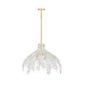 Eurofase Jalore, Chandelier, 4-light, 32'', Distressed White, White Steel