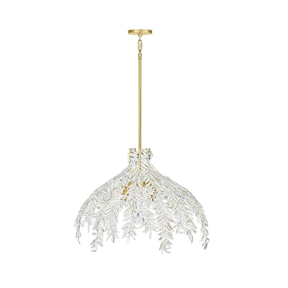Eurofase Jalore, Chandelier, 4-light, 32'', Distressed White, White Steel