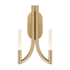 Eurofase 49009-019 Gold Olette, Wall Sconce, 2-light, 17'', Gold, Frosted Acrylic Image 2