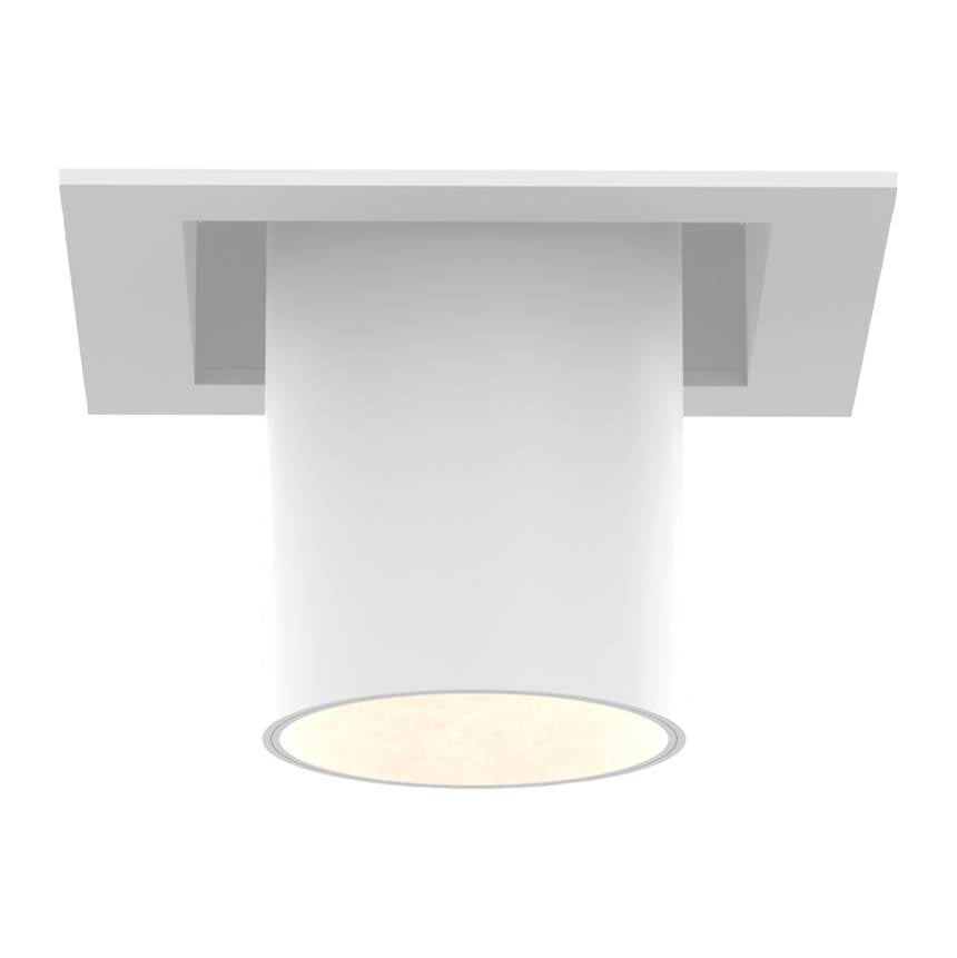 Eurofase Tango 15w 1 Light Square White Trim Pull Down 2700k Clear Lens