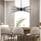 Eurofase 46761-019 Matte Black Dendelio, Chandelier , 10-light, 45'', Matte Black Image 5